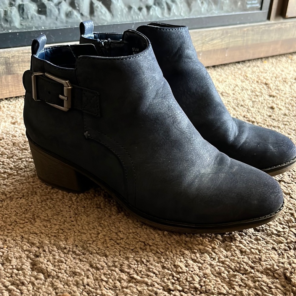 Blue Ankle Boots